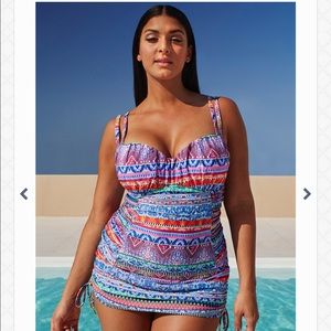 Jessica Simpson skirtini swimwear